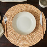 Karaca Aria Reactive Glaze Tiefer Teller 20 cm Beige