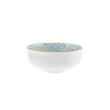 Karaca Floral Snack Schale Blau Rund 10 cm