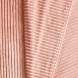 Karaca Ruby Stripe Wellsoft Doppel Decke Rosa