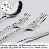 Karaca Sedir Elegance Besteckset für 12 Personen 84 Teilig