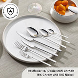 Karaca Boreas 12 Personen Besteckset. 84 Teilig