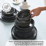 Karaca Fein Reactive Geschirrset 6 Personen 24 teilig