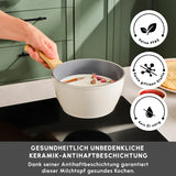 Karaca Swiss Crystal 18 Cm Induktions Milchkännchen Crème
