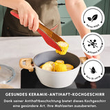 Karaca Swiss Crystal Kochtopf Creamy 20 cm