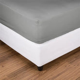 Nautica Jersey-Spannbetttuch Silbergrau 140x200cm