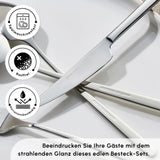 Karaca Boreas 12 Personen Besteckset 60 Teilig