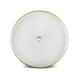 Karaca Jest Rim 6-Person Cake Platter Set 7 Pieces Gold