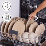 Karaca Terra 36-Teiliges 8-Personen Geschirrset Creme