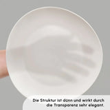 Karaca Streamline Rubicon 24-teiliges Tafelset für 6 Personen Weiss