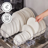 Karaca Streamline Rubicon 24-teiliges Tafelset für 6 Personen Weiss