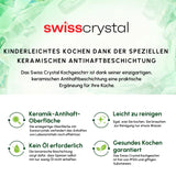 Karaca Swiss Crystal Almond Cream Pfannkuchenpfanne mit Edelstahlgriff 28 cm