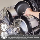 Karaca 3Ply Edelstahl Guardian 7-teiliges Kochgeschirr-Set Induktion Silber