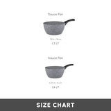 Karaca Gris Biogranit Induktions Milchtopf-Set 2 Teilig