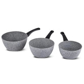 Karaca Gris Biogranit Induktions Milchtopf-Set 3 Teilig