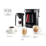 " Karaca Hatır Barista Latte und Türkische Kaffeemaschine Imperial Red "