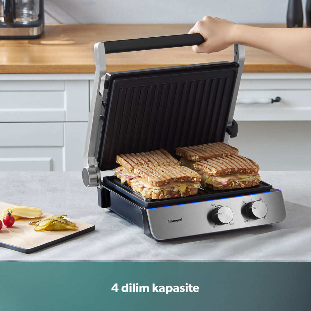 " Homend Grilliant 1344h Inox Toast Und Grillgerät "
