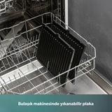 Homend Grilliant 1366H Toaster und Grill mit herausnehmbarer Gusseisenplatte und Edelstahlgehäuse