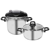 " Karaca Perfect Gray 4 + 6 Liter Schnellkochtopfset "