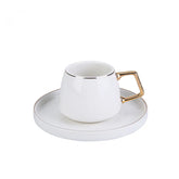 " Karaca Streamline Saturn Kaffeetassen-Set für 6 Personen Gold "