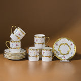 " Karaca Bihter, 6 Person Kaffeetasse 90ML "