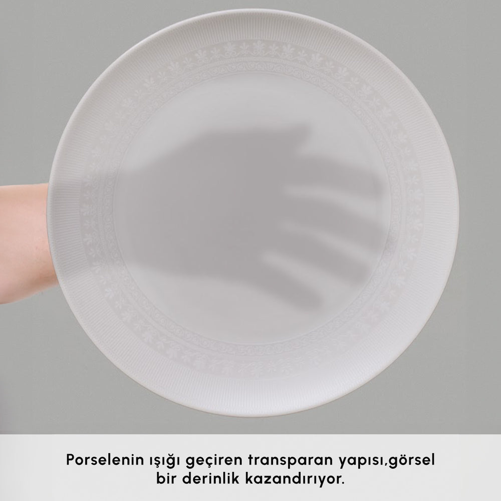 " Karaca Forever Bone Artiste 53-Teiliges 12-Personen Geschirrsett "