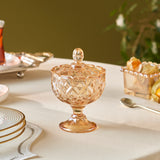 Karaca Home Louis Glas Konfektschale Amber 9.3 x 14.2 cm