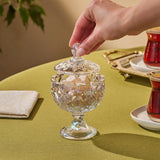 Karaca Jerry Glas Konfektschale Luster 9.3 x 14.2 cm