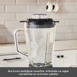 " Karaca Inox 1,5 L Glasbehälter Inox Smoothie Blender "