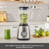 " Karaca Inox 1,5 L Glasbehälter Inox Smoothie Blender "