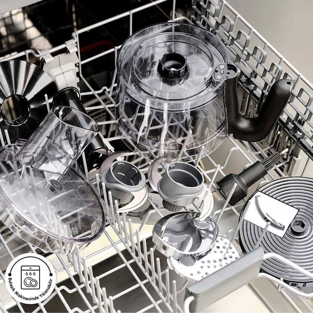 " Karaca Mastermaid Power Max 11 in 1 Küchenroboter, Kupfer Schwarz Matt, 2500 W "