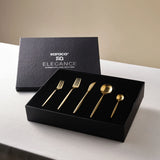 Karaca Orion Mattgold 30-teiliges Besteckset für 6 Personen