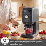 Karaca Scoopi 10-in-1-Eismaschine, Mattschwarz