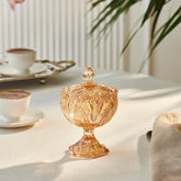 Karaca Home Louis Glas Zuckerdose Luster 12 cm