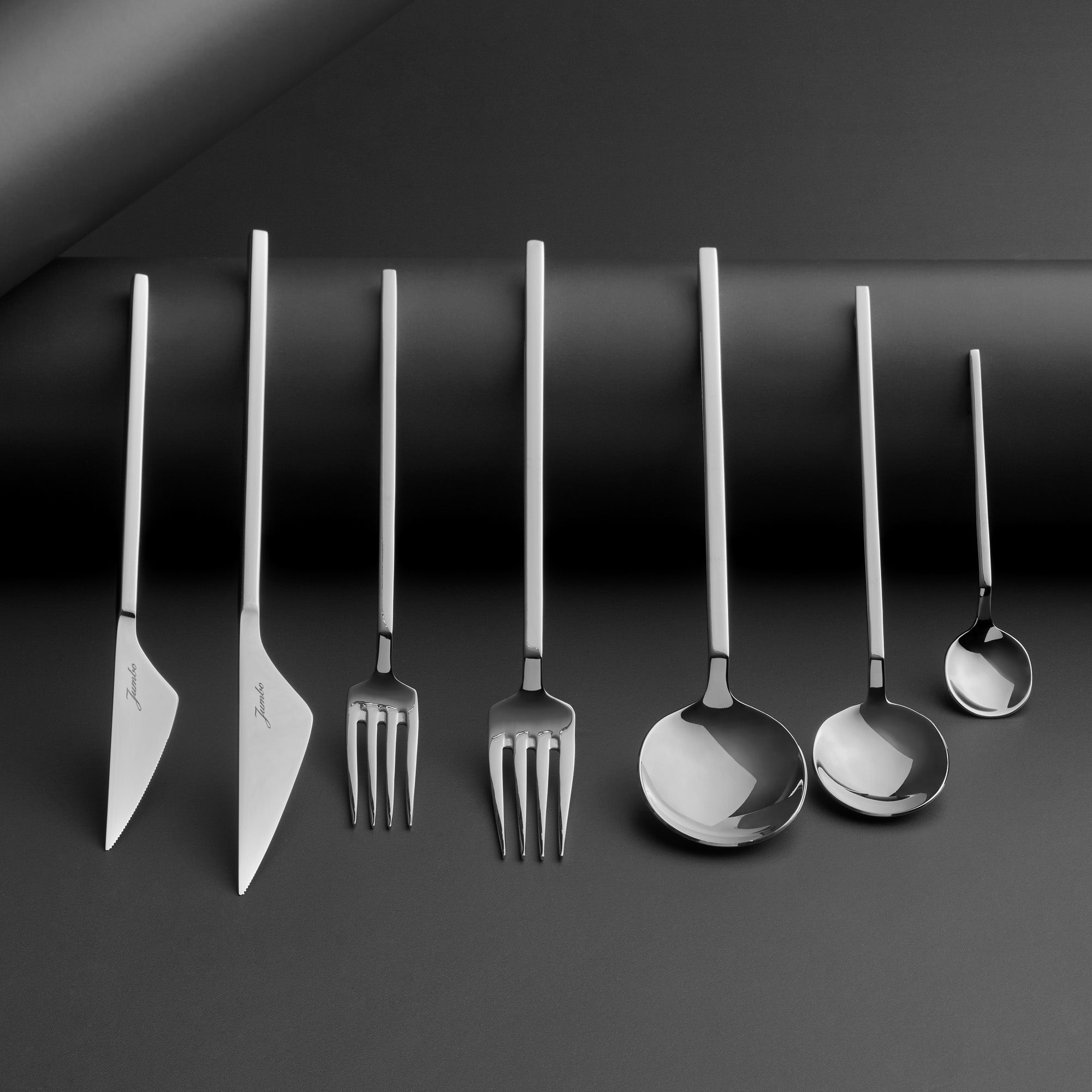 " Jumbo 9100 84-teiliges Besteck-Set für 12 Personen mit Box "