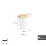 " Karaca Massimo Vorratsbehälter 1,5 L Creme "