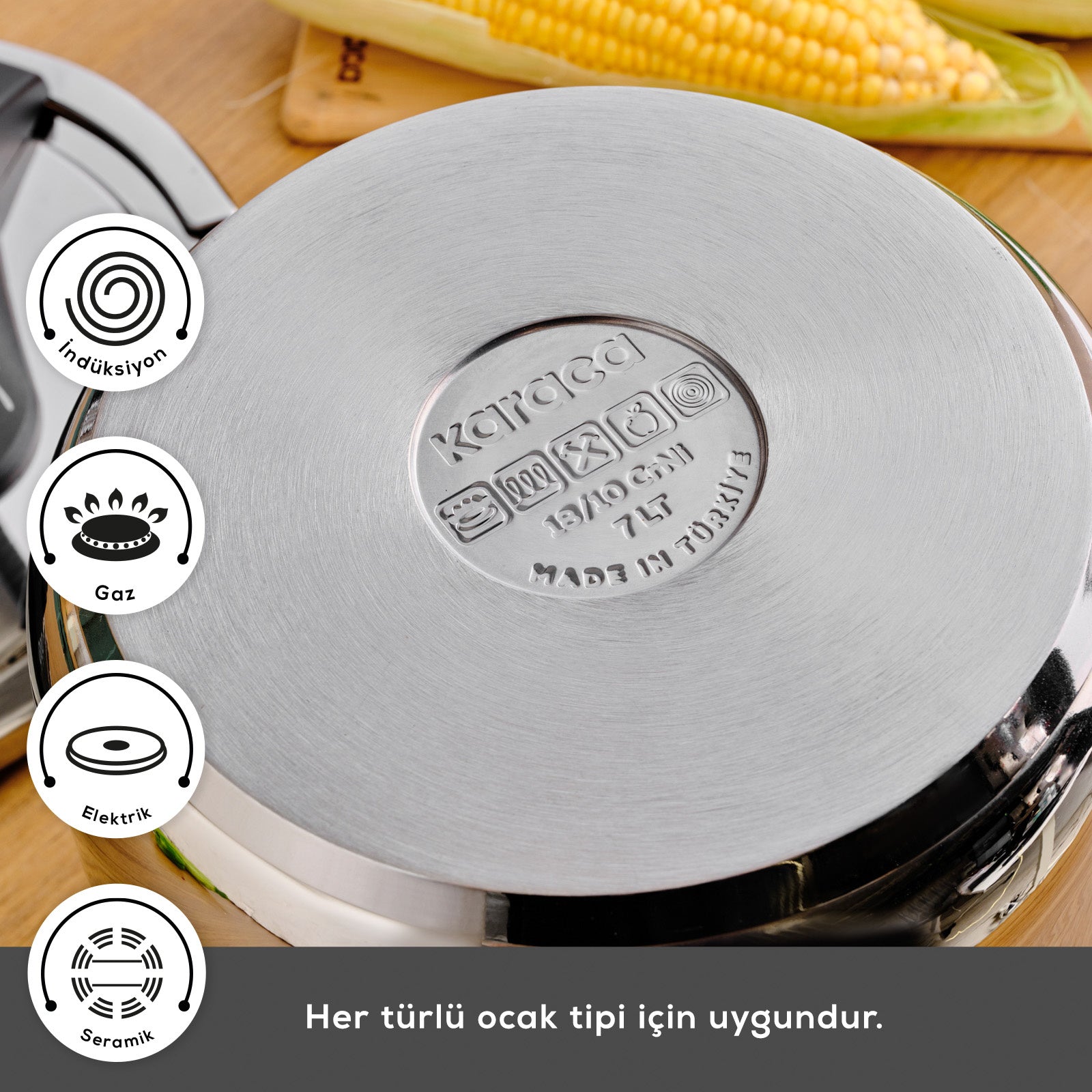 " Karaca Marseille Schnellkochtopf 7 Liter "