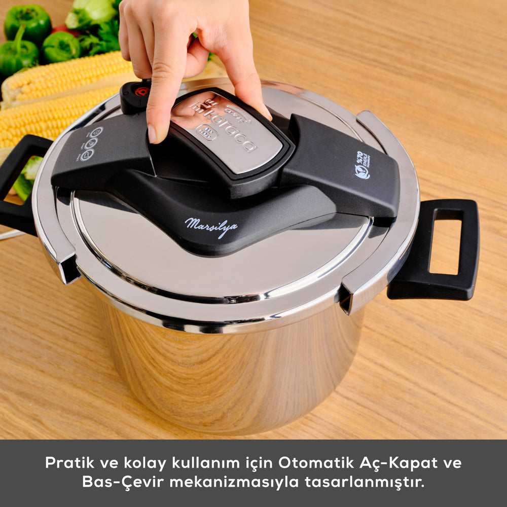 " Karaca Marseille Schnellkochtopf 7 Liter "