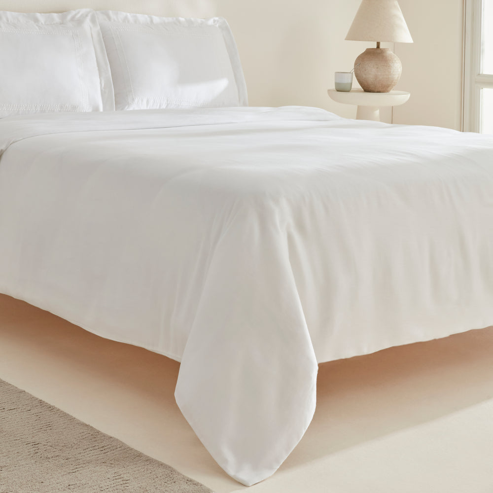 " Karaca Home White Collection Felves 100% Baumwolle Doppelbett Bettwäsche Set Weiß "
