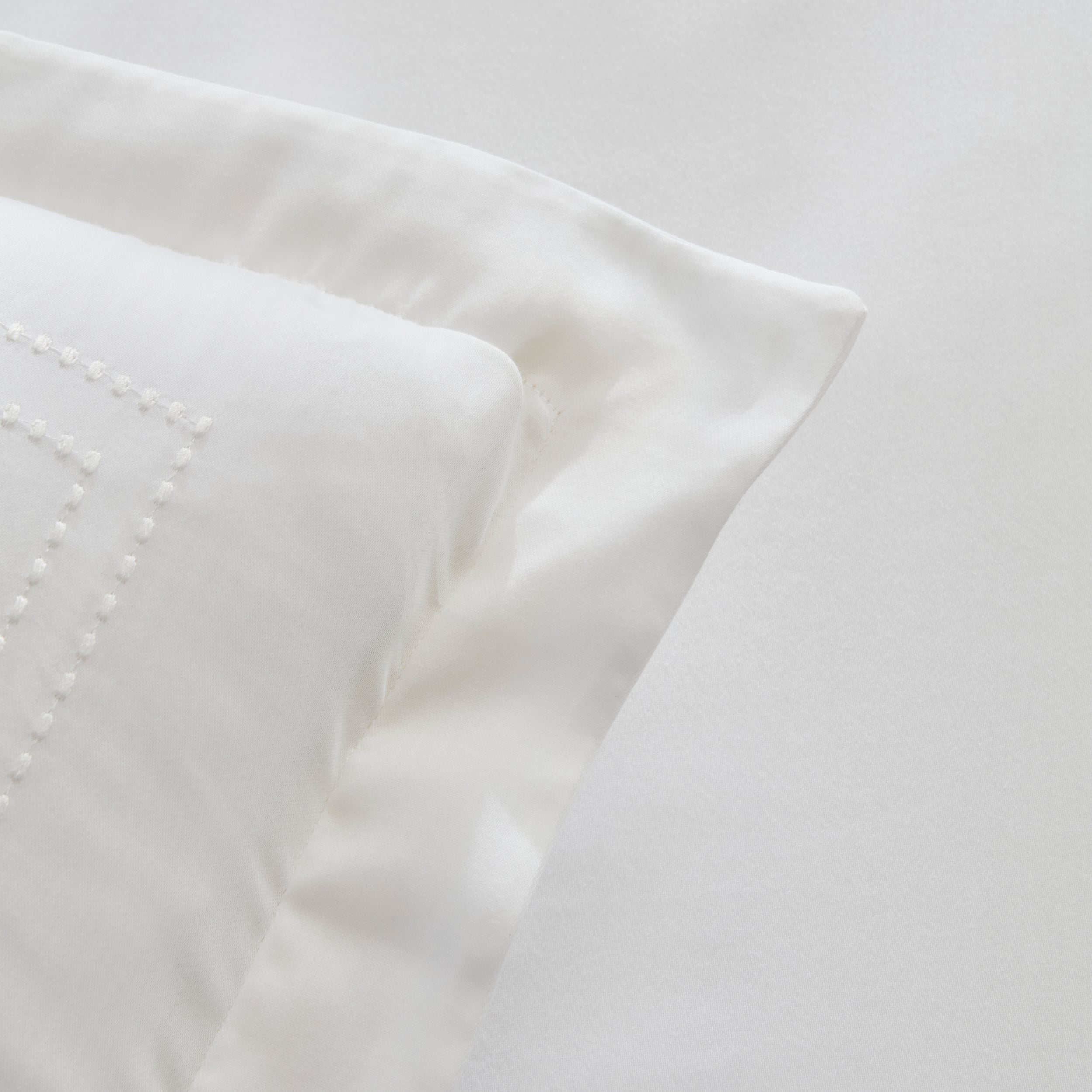 " Karaca Home White Collection Felves 100% Baumwolle Doppelbett Bettwäsche Set Weiß "