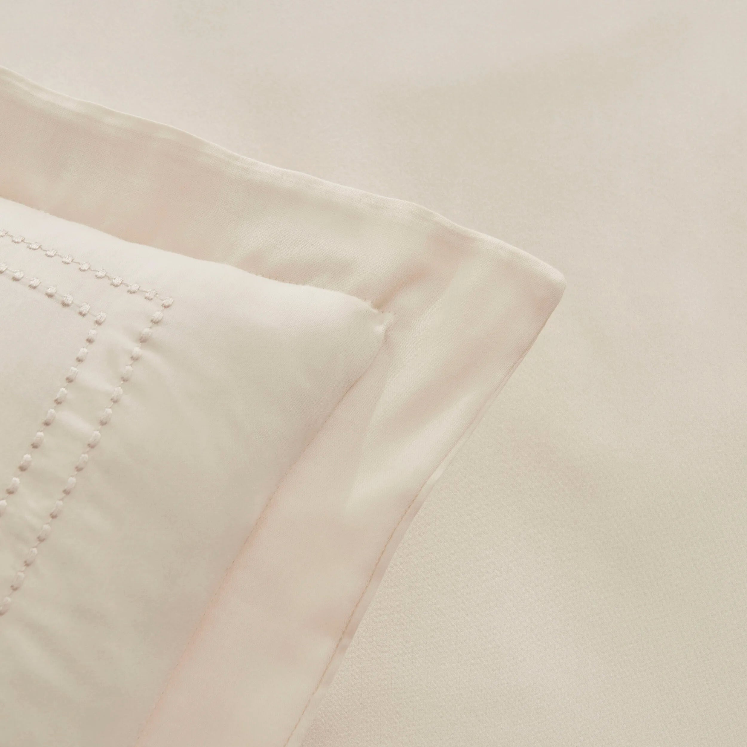 " Karaca Home White Collection Felves 100% Baumwolle Doppelbett Bettwäsche Set Beige "
