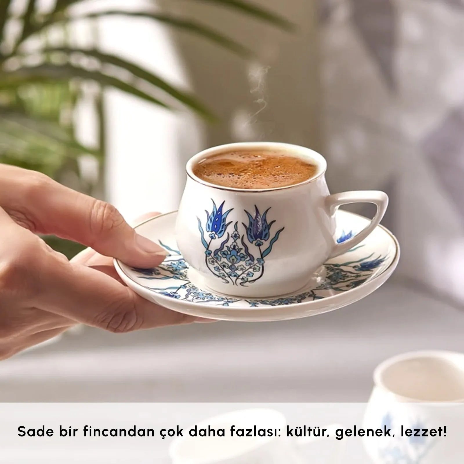 " Karaca İznik Neues Formular Kaffeetasse Set für 6 Personen 100 ml "