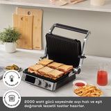 " Karaca Compact Stahl Sear und Grill Inox 2008 Grillen und Toaster "