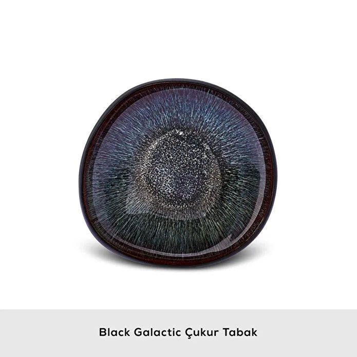 Karaca New Black Galactic Tiefer Teller
