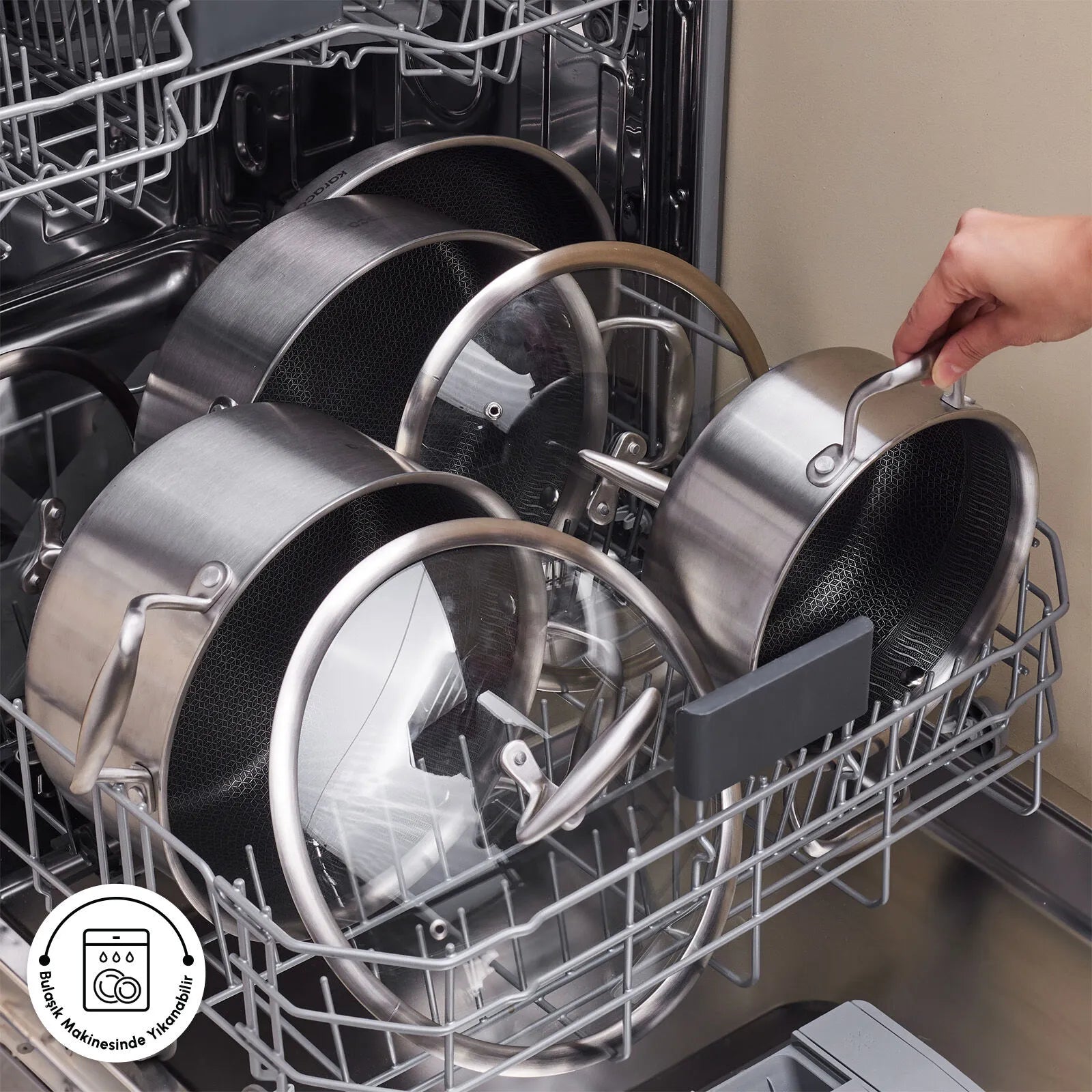 " Karaca 5Ply PowerSteel 316+ Kochtopf Set, 7 Teilig "