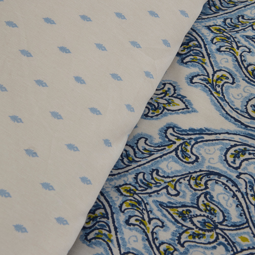 " Sarah Anderson Aria Doppelbett Bettwäsche-Set mit Decke Blau "