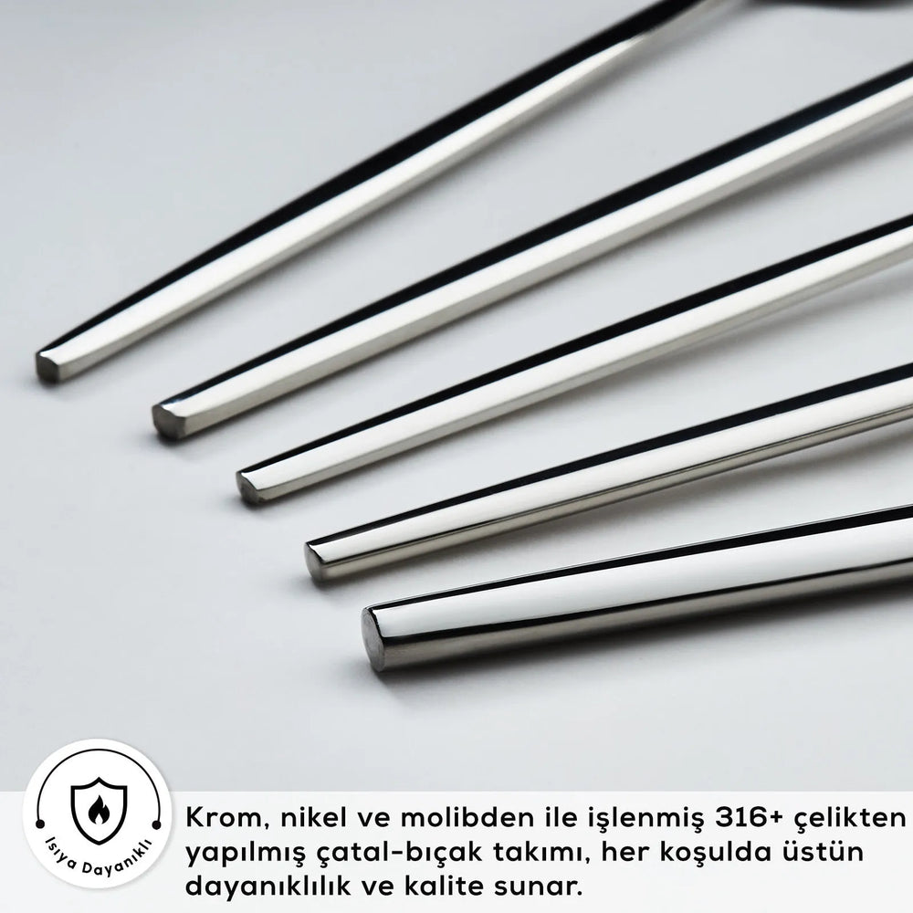 " Karaca Mild 84-teiliges 316+ Premium Besteckset für 12 Personen "