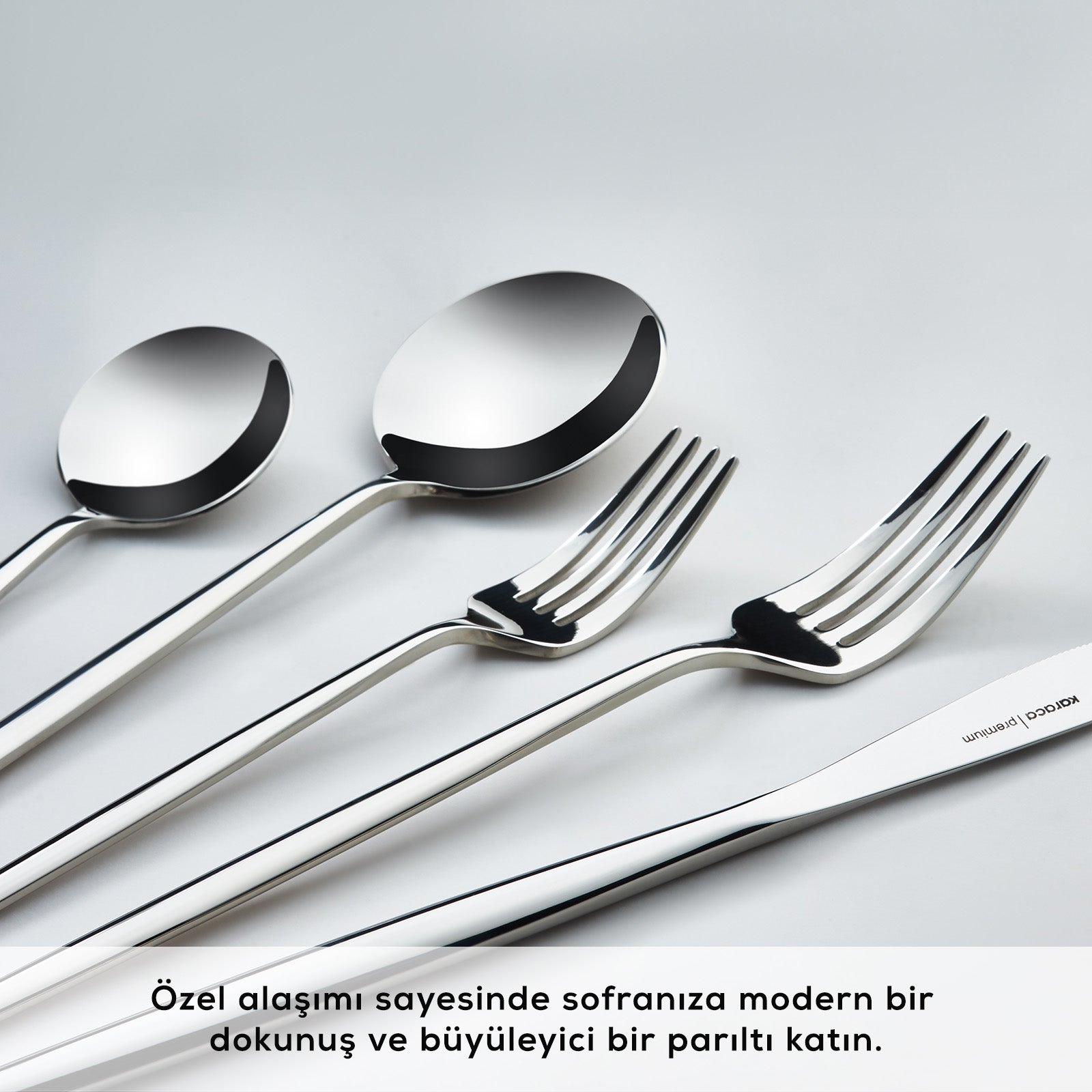 " Karaca Mild 84-teiliges 316+ Premium Besteckset für 12 Personen "