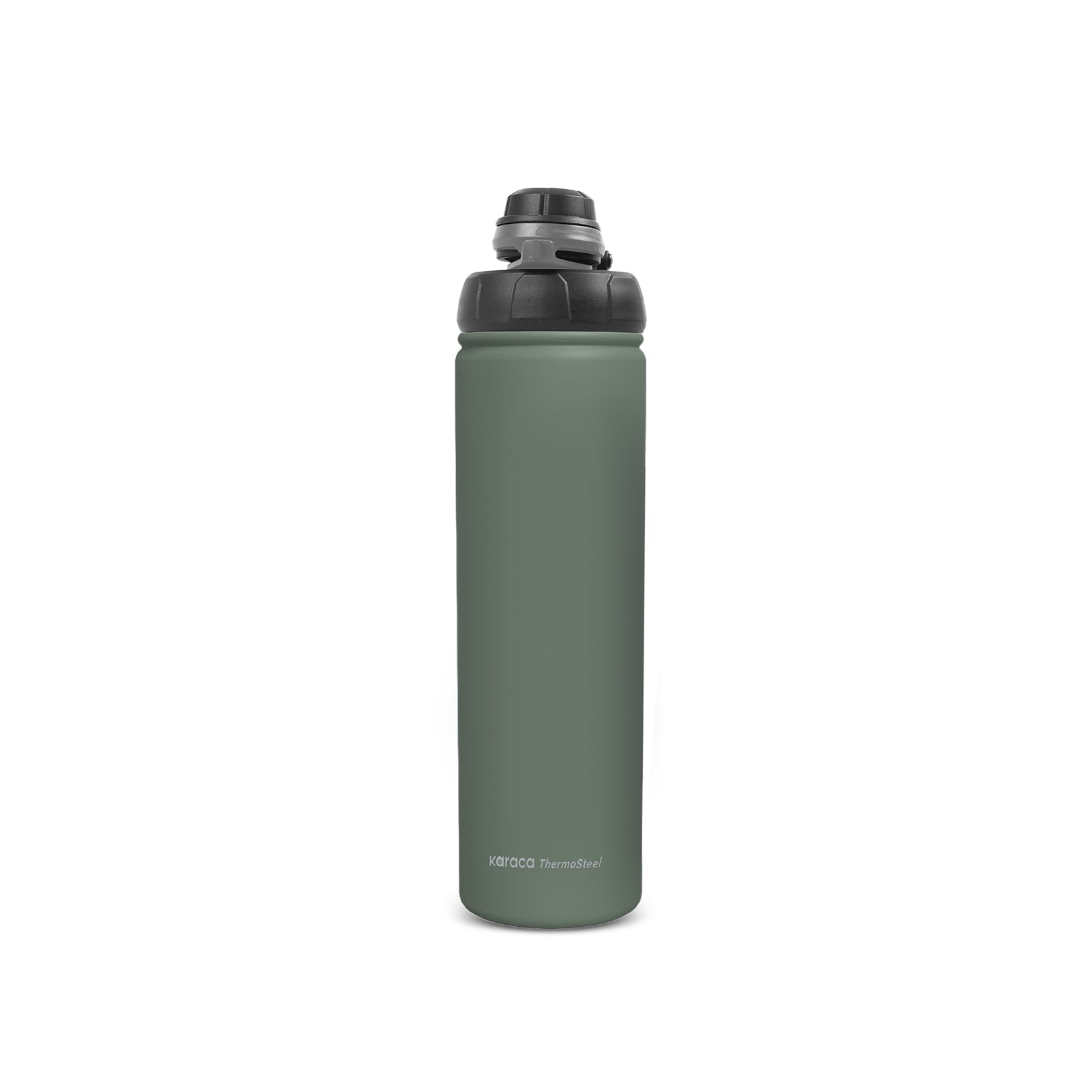 " Karaca Thermosteel Earth Auslaufsicherer Edelstahl-Thermos 680 ml Khaki "