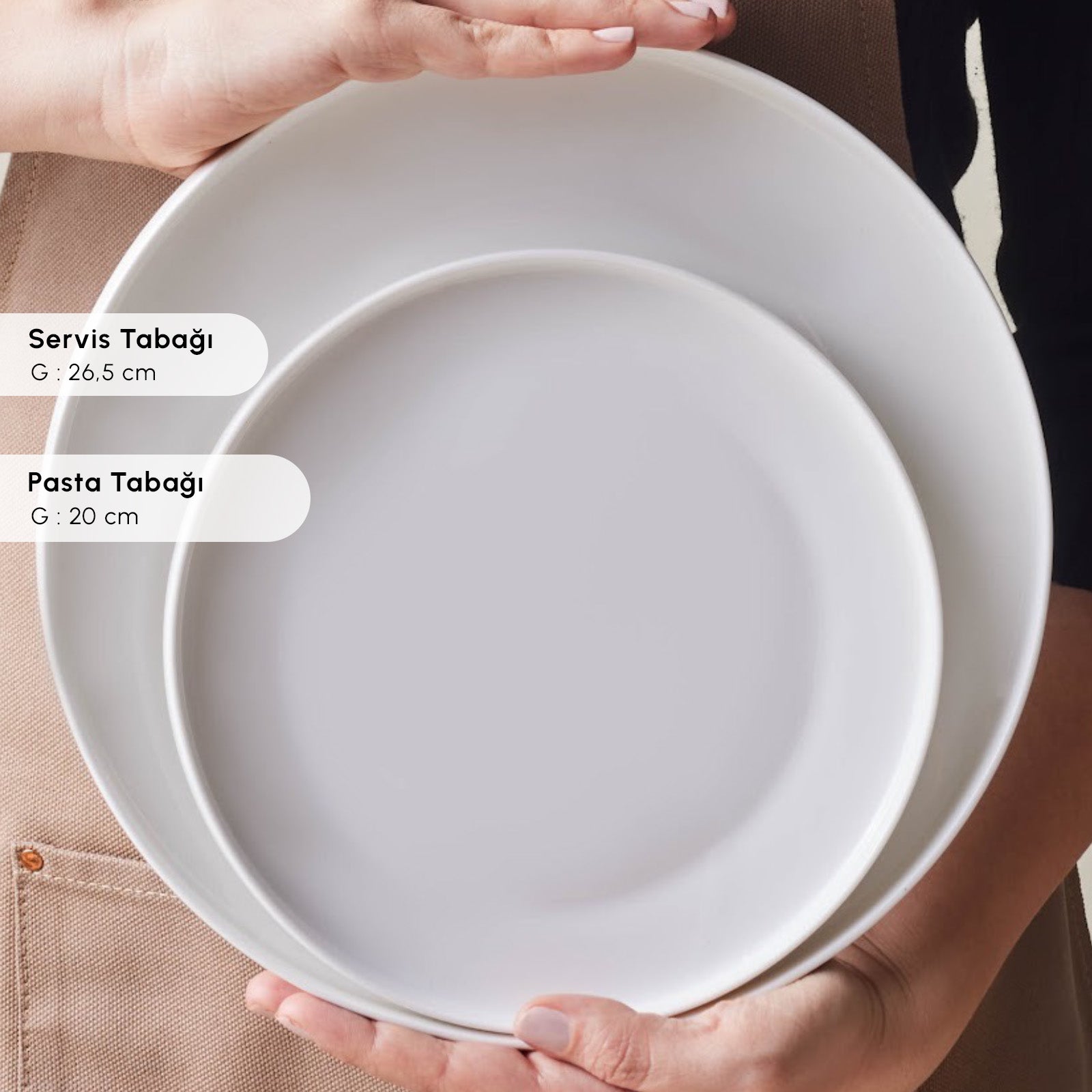 " Karaca Streamline New Saturn Weiß 24-teiliges Tafelservice, 6 Personen "