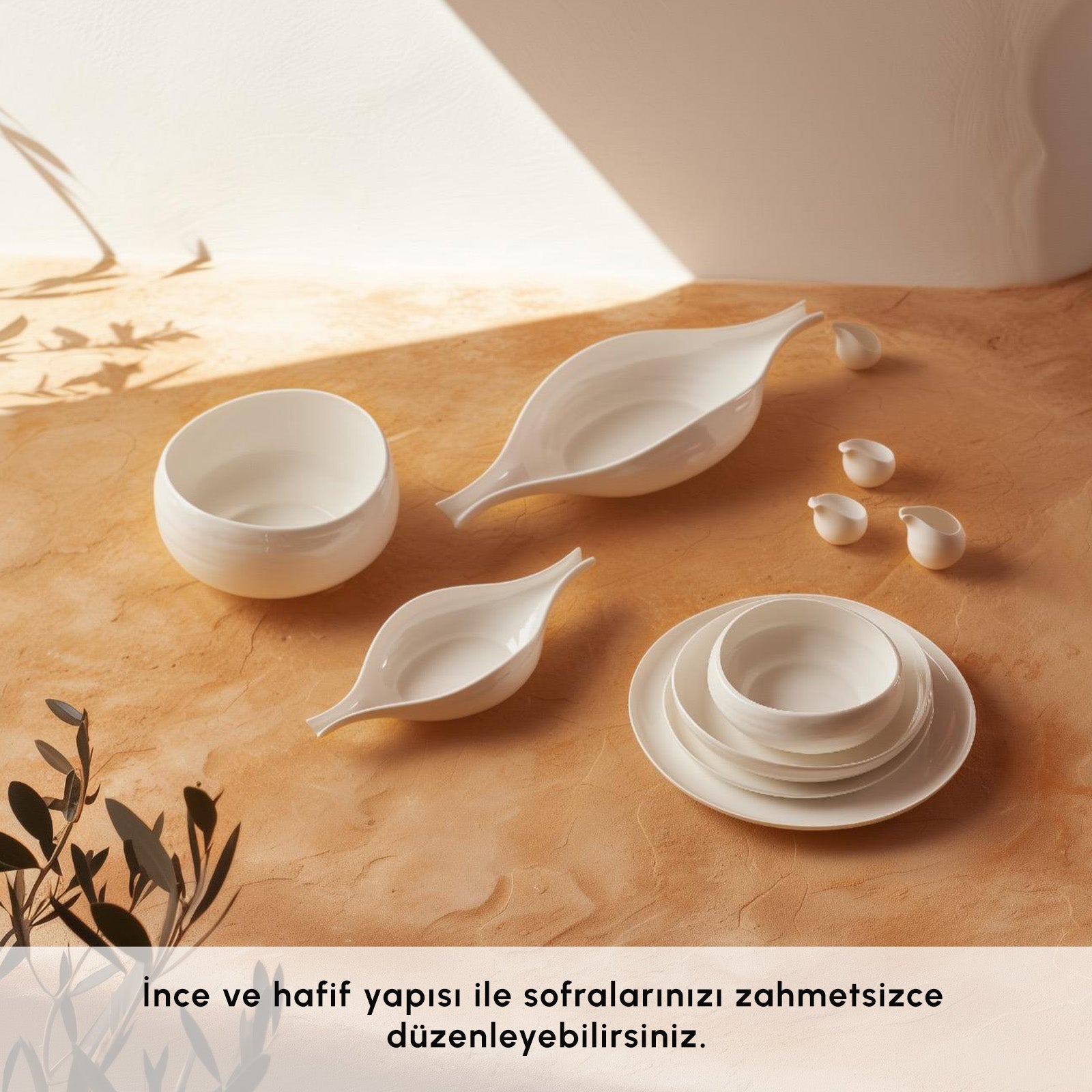" Karaca Earth Collection Clay 55-teiliges 12 Personen Geschirrset "